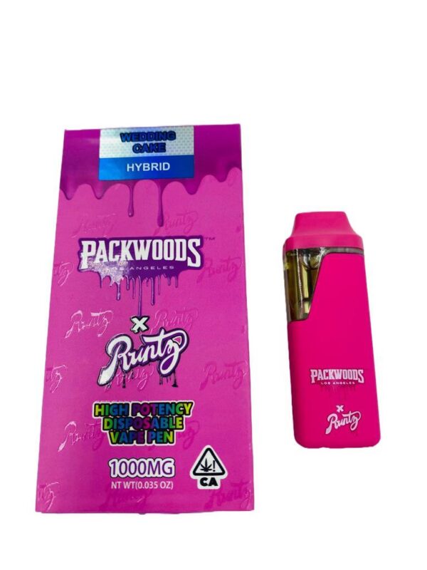 Packwoods X Runtz Disposable 2Grams Wedding Cake
