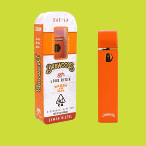 Dabwoods Disposable Live Resin Full gram - Lemon Diesel - 1g